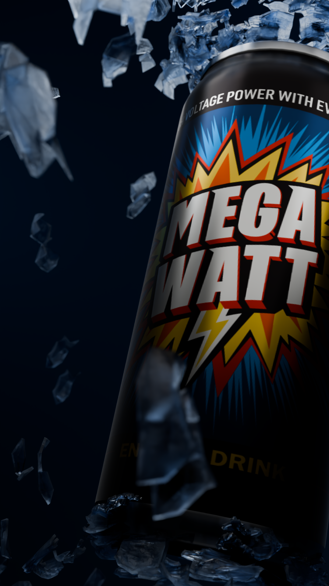 Friends drinking Mega Watt